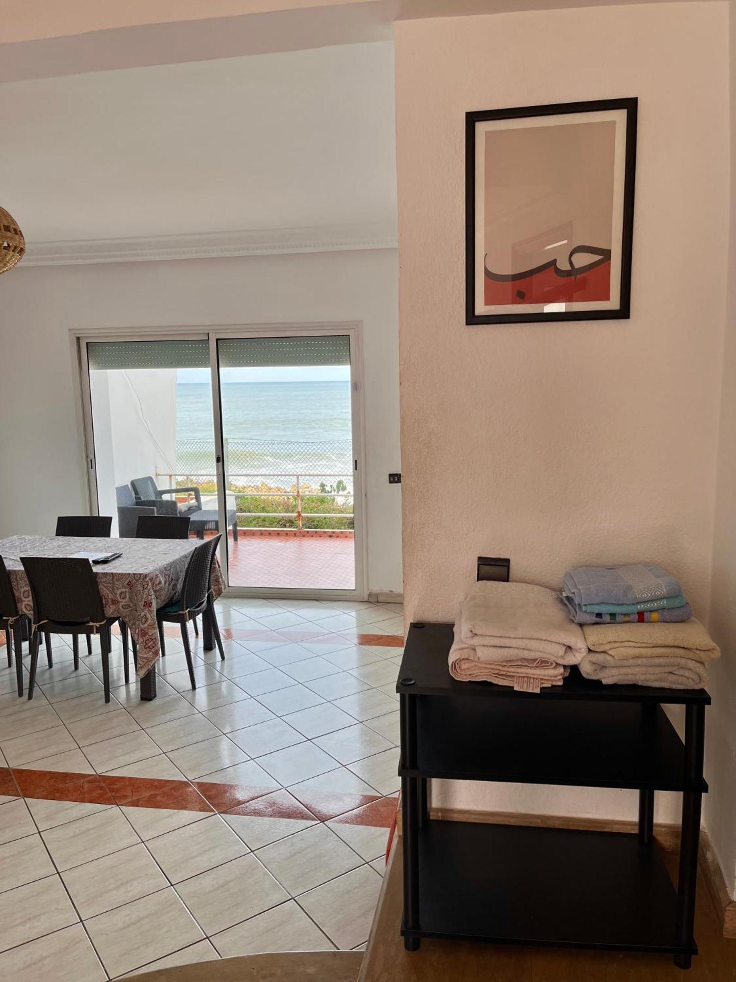 Splendid Beachfront Villa In Sidi Bouzid Beach With Pool Douar Ourlali Екстер'єр фото