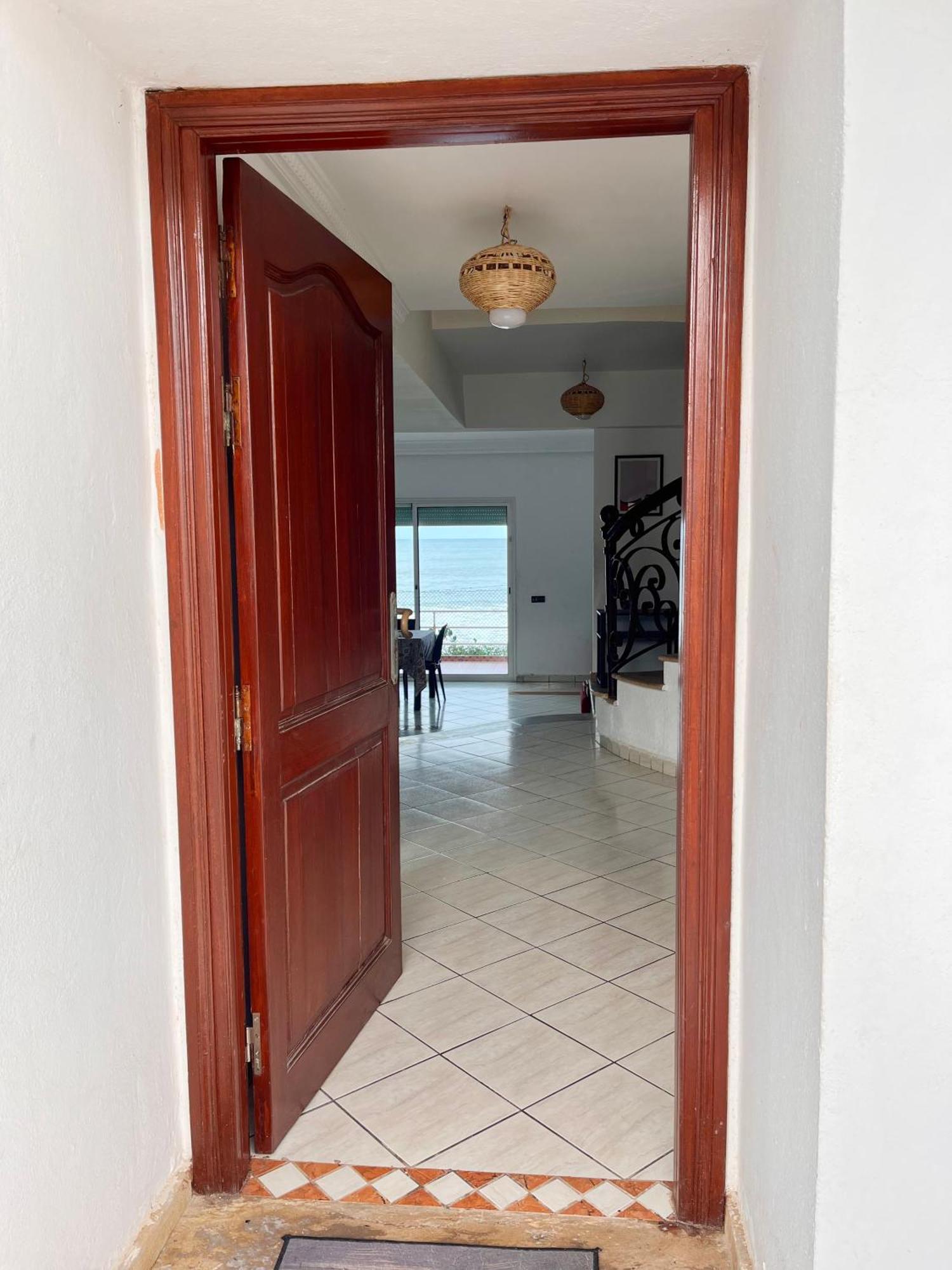 Splendid Beachfront Villa In Sidi Bouzid Beach With Pool Douar Ourlali Екстер'єр фото