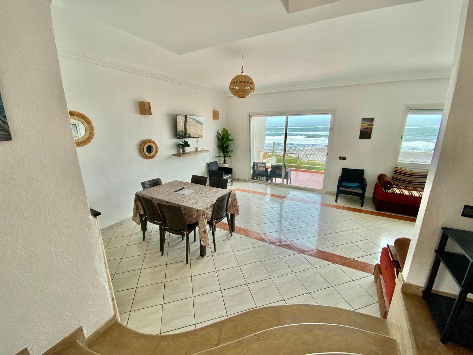 Splendid Beachfront Villa In Sidi Bouzid Beach With Pool Douar Ourlali Екстер'єр фото