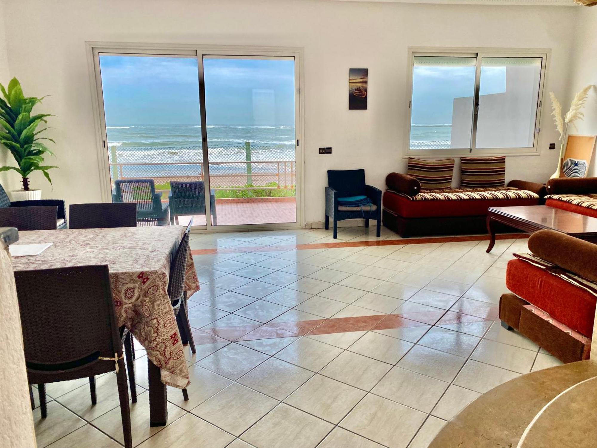 Splendid Beachfront Villa In Sidi Bouzid Beach With Pool Douar Ourlali Екстер'єр фото