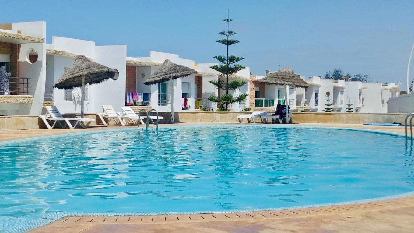 Splendid Beachfront Villa In Sidi Bouzid Beach With Pool Douar Ourlali Екстер'єр фото